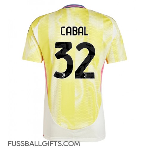 Juventus Juan Cabal #32 Fußballbekleidung Auswärtstrikot 2024-25 Kurzarm